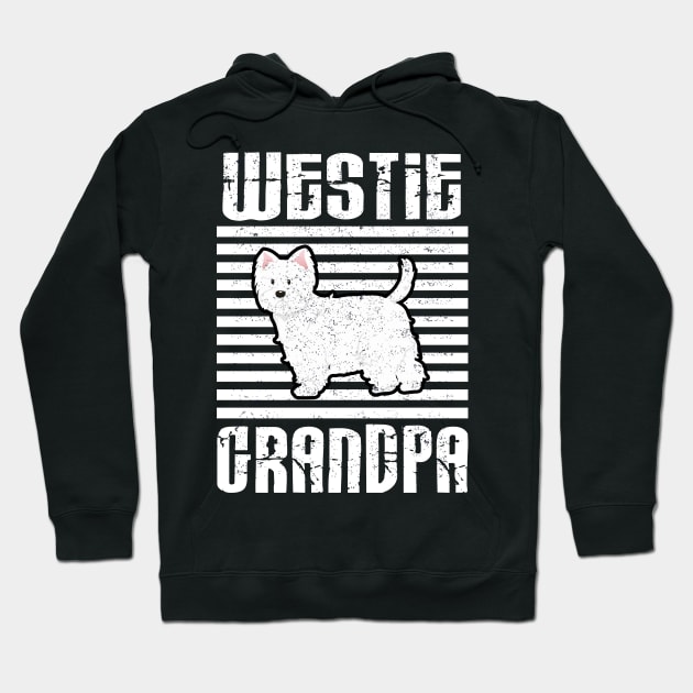 Westie Grandpa Proud Dogs Hoodie by aaltadel